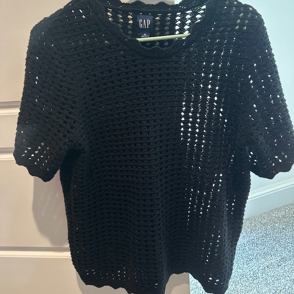 GAP Tops - Gap See Through Black Shirt